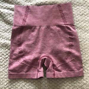 Pink athletic shorts